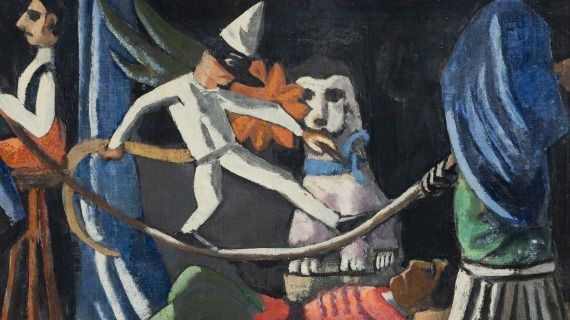 The 1927 artwork Variety Show, which depicts a chaotic cabaret scene
